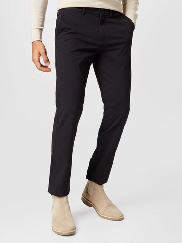 Dockers Regular Chino in Zwart: voorkant