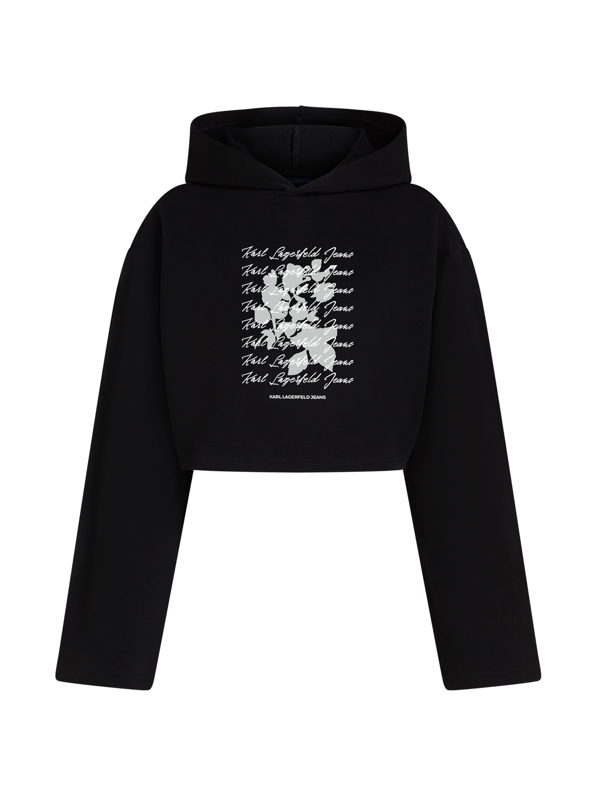KARL LAGERFELD JEANS - Sudadera en negro: frente