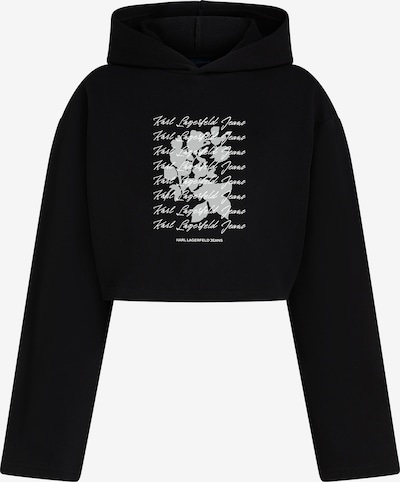 KARL LAGERFELD JEANS Collegepaita koossa L värissä musta / valkoinen, Tuotenäkymä