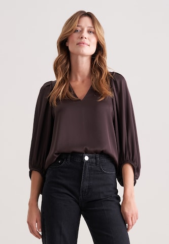 SEIDENSTICKER Blouse in Bruin: voorkant