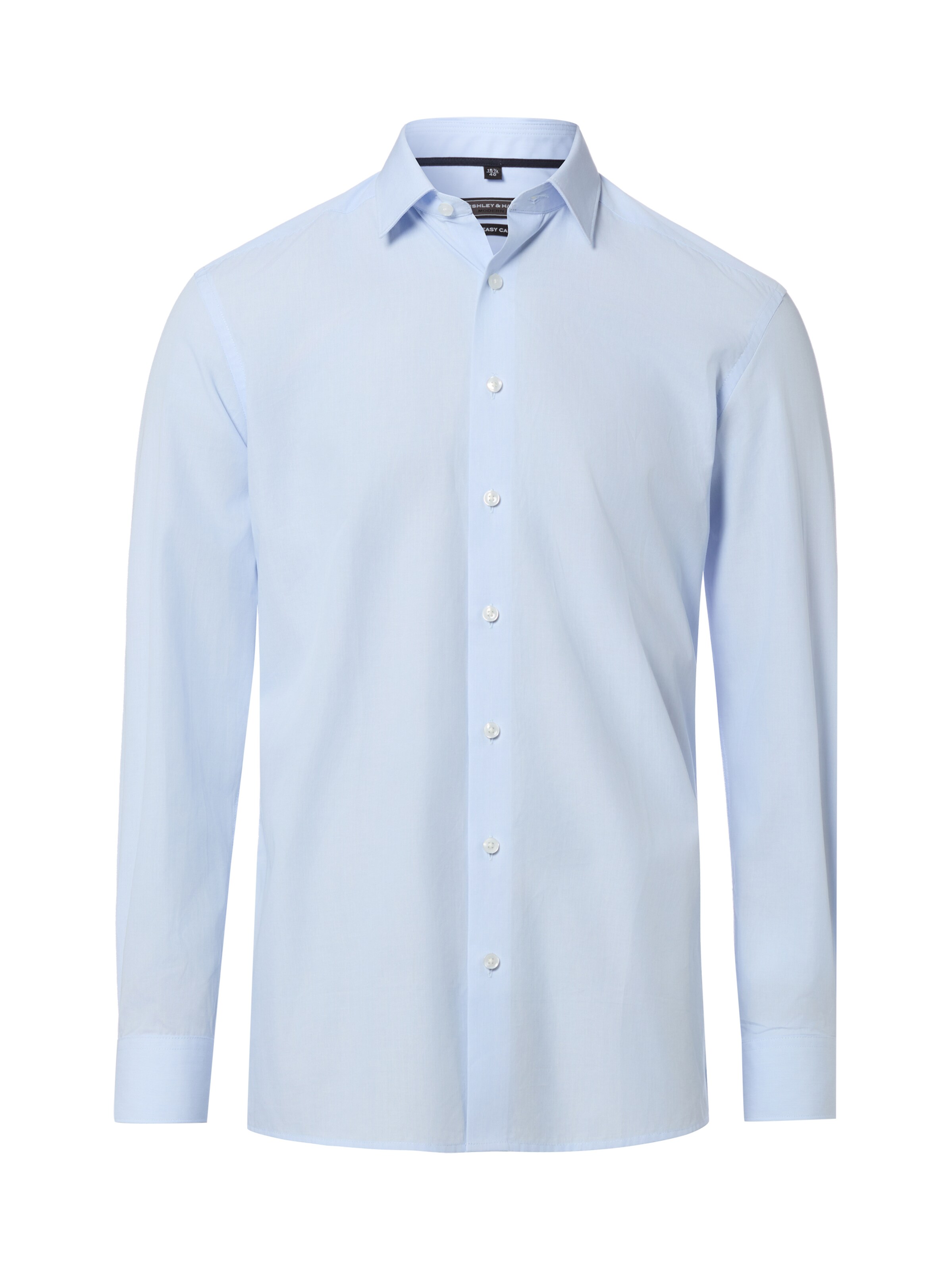 Finshley & Harding Regular fit Business shirt in Blue: front