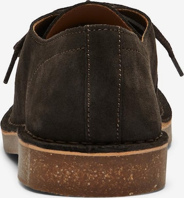 SELECTED HOMME Fűzős cipő 'Riga' - barna