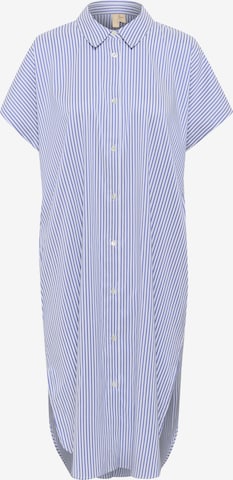 Robe-chemise 'CUmoana Abigail' CULTURE en bleu : devant
