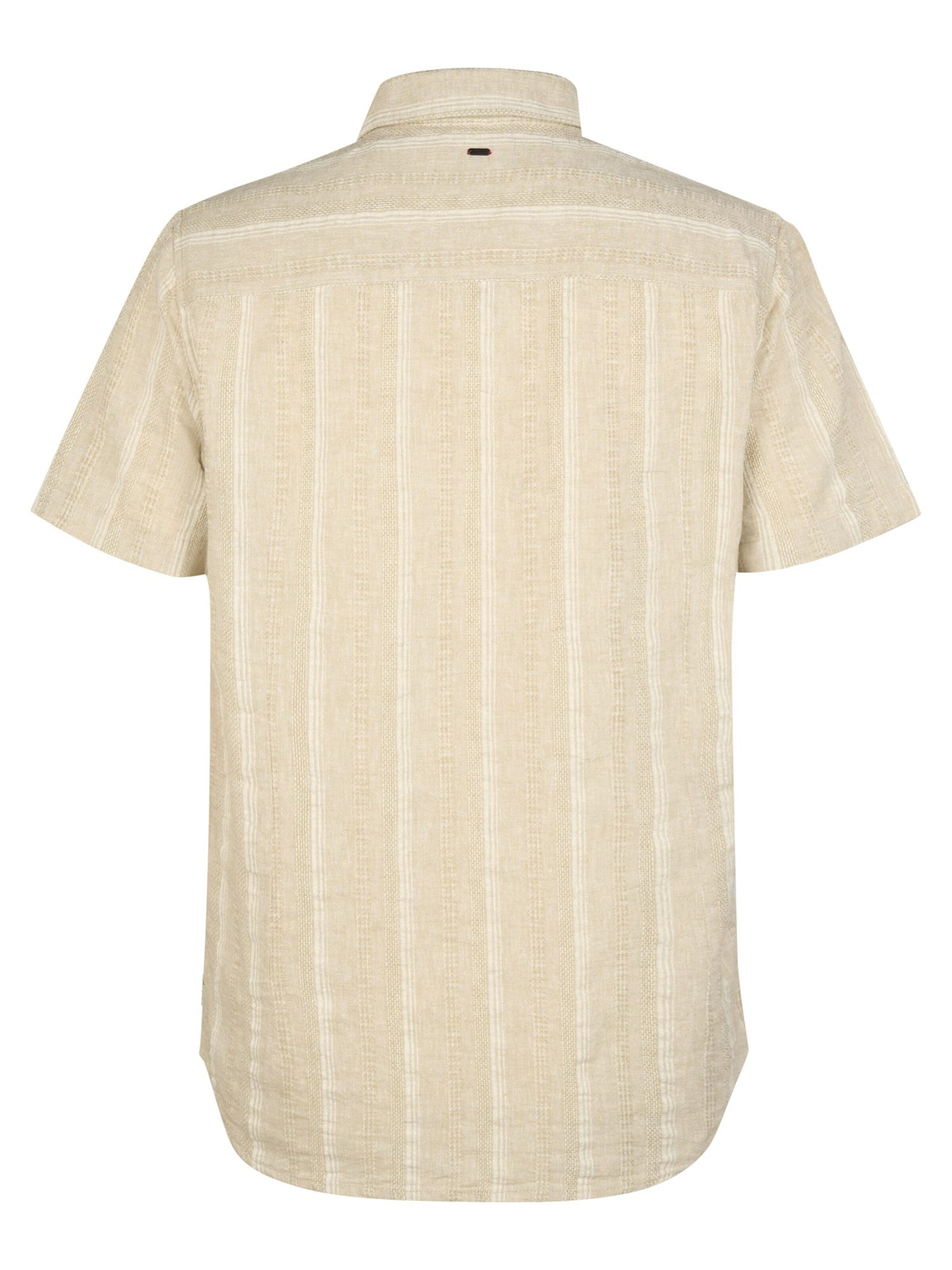 PETROL INDUSTRIES MEN Comfort fit Button Up Shirt in Beige