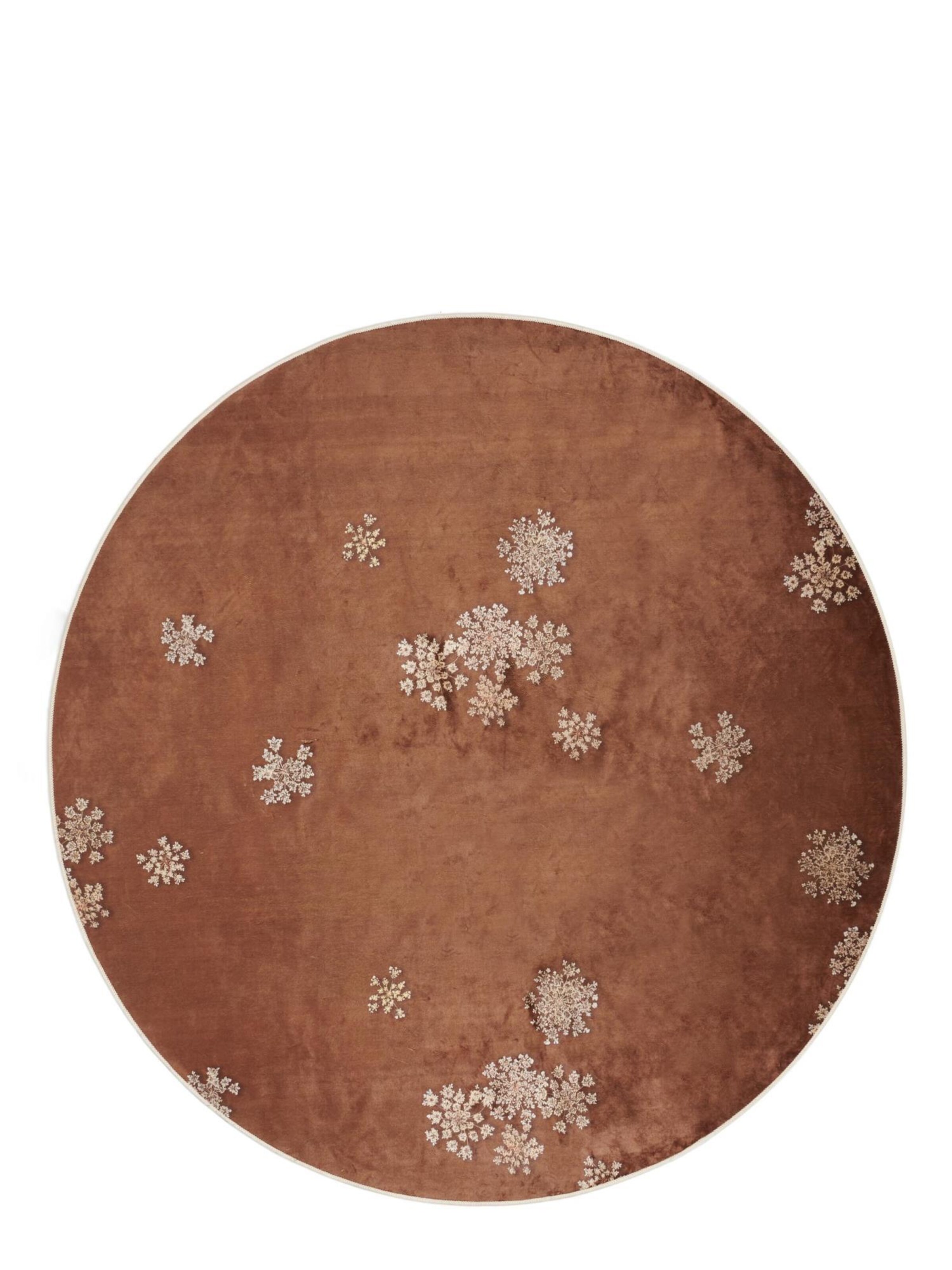 ESSENZA Carpet 'Lauren' in Brown: front