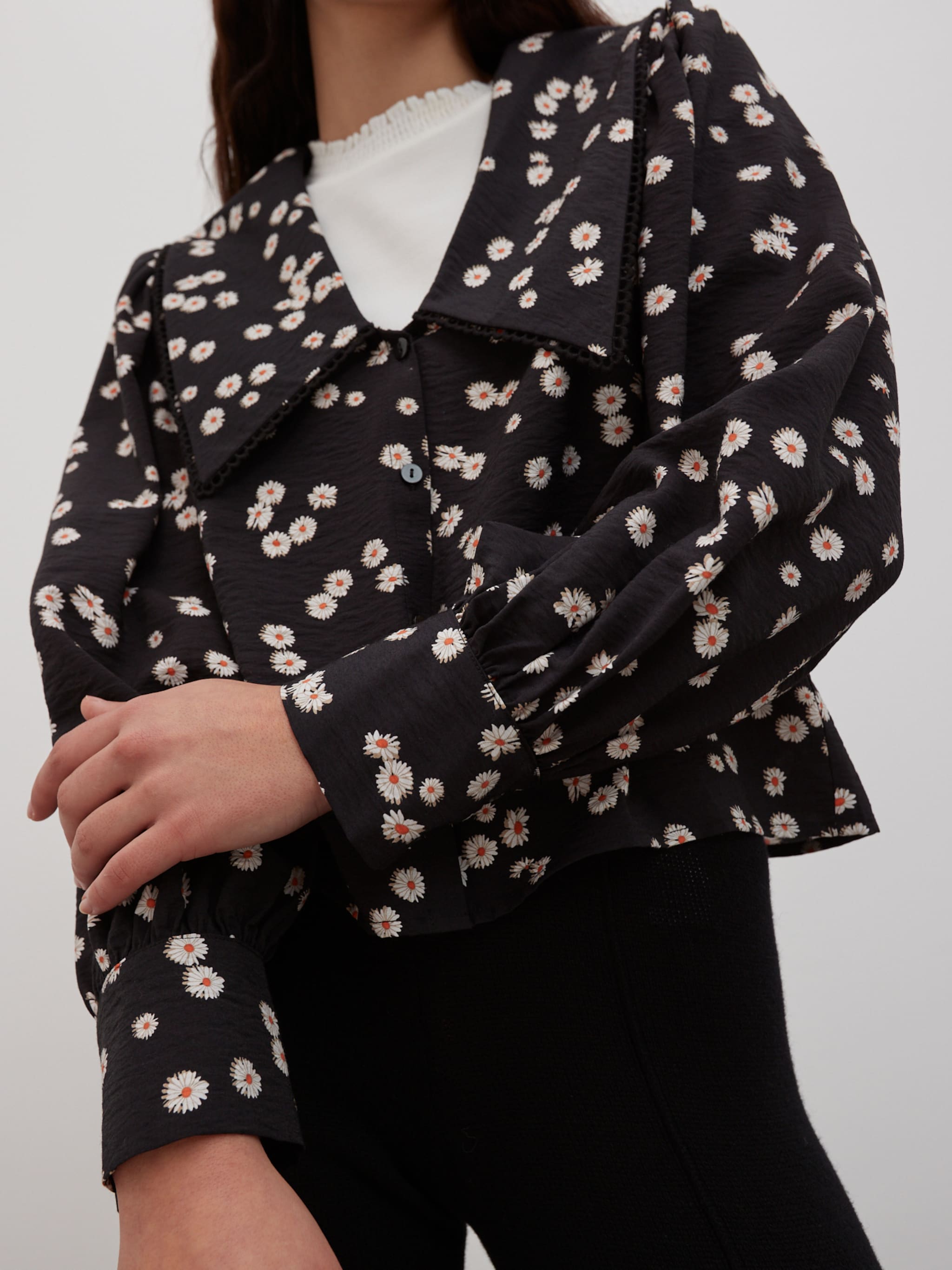 EDITED Producten Blouse 'Mariel' Zwart