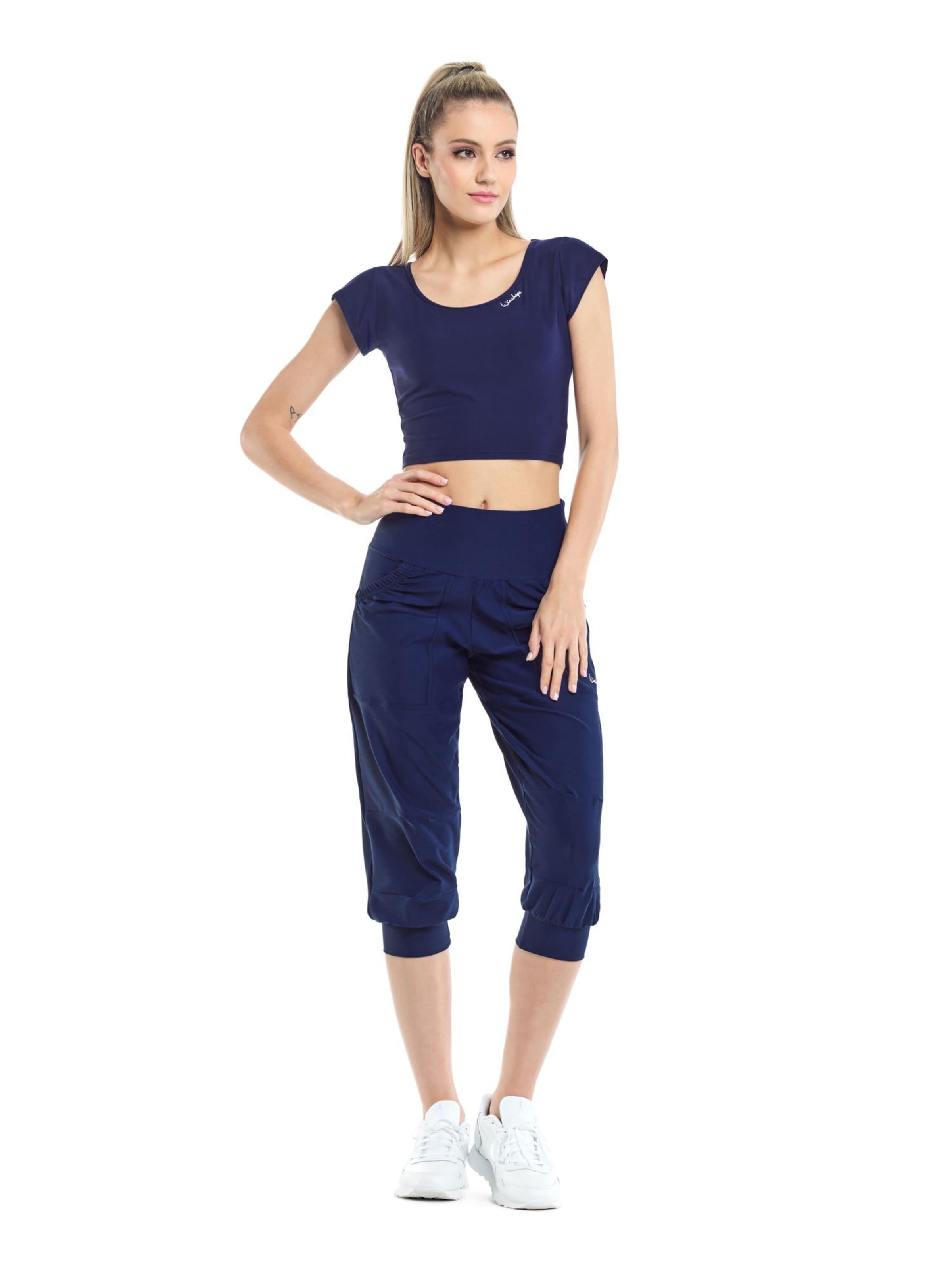 Winshape Tapered Sportsbukser ' LEI201C ' i blå