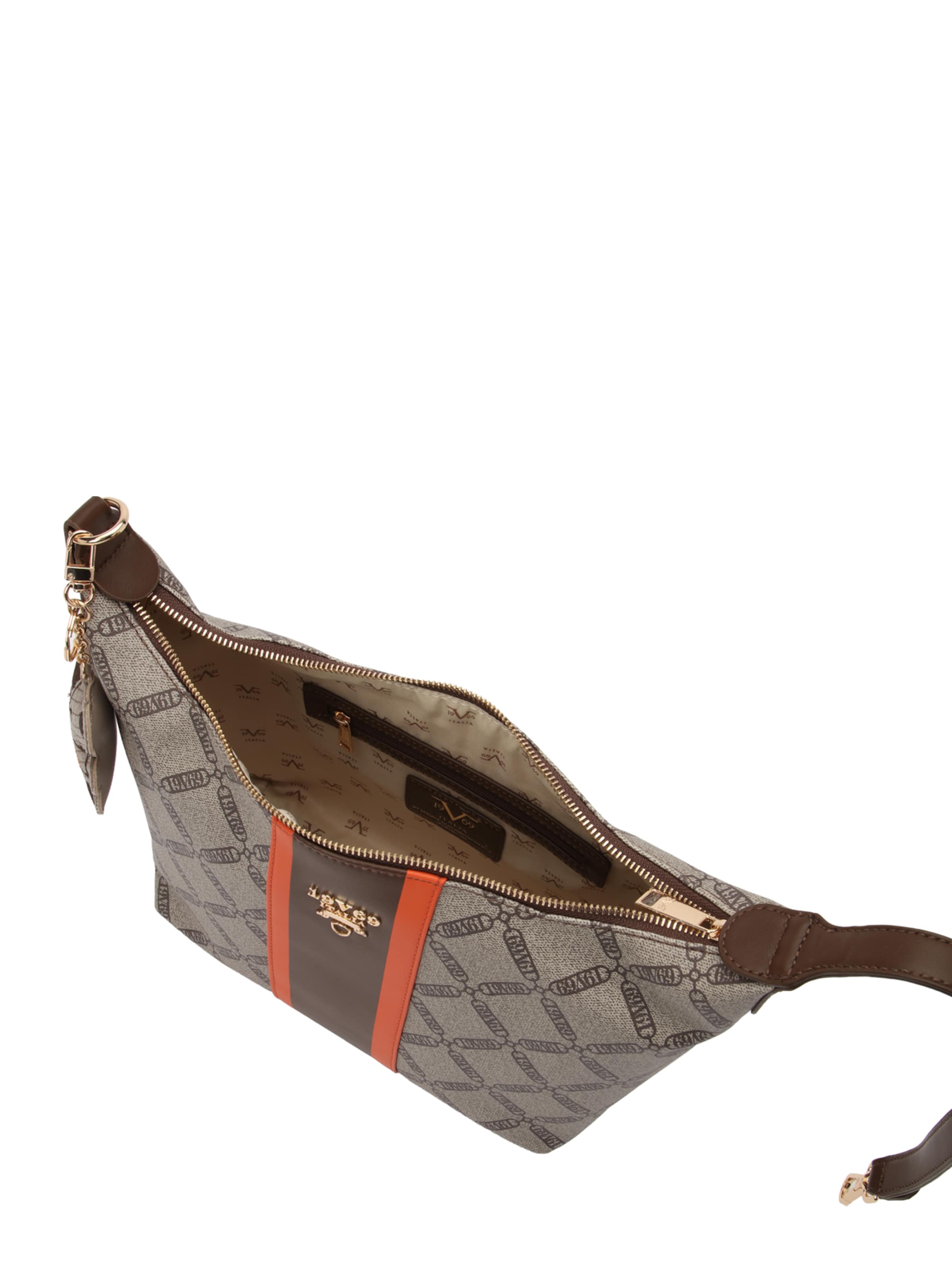 19V69 ITALIA Наплечная сумка 'Marca' в Бежевый