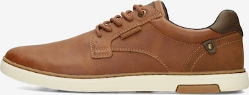 PS Poelman Platform trainers in Brown: front