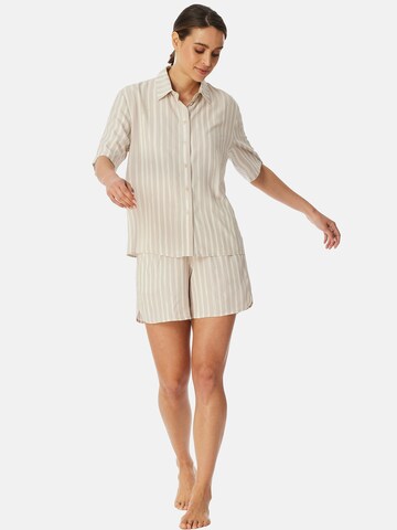 SCHIESSER Shorty ' Selected Premium 7/8 ' in Beige
