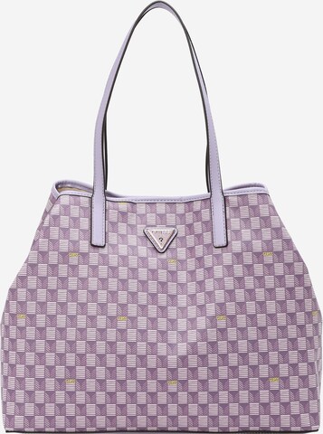 GUESS - Shopper 'Vikky' em roxo: frente