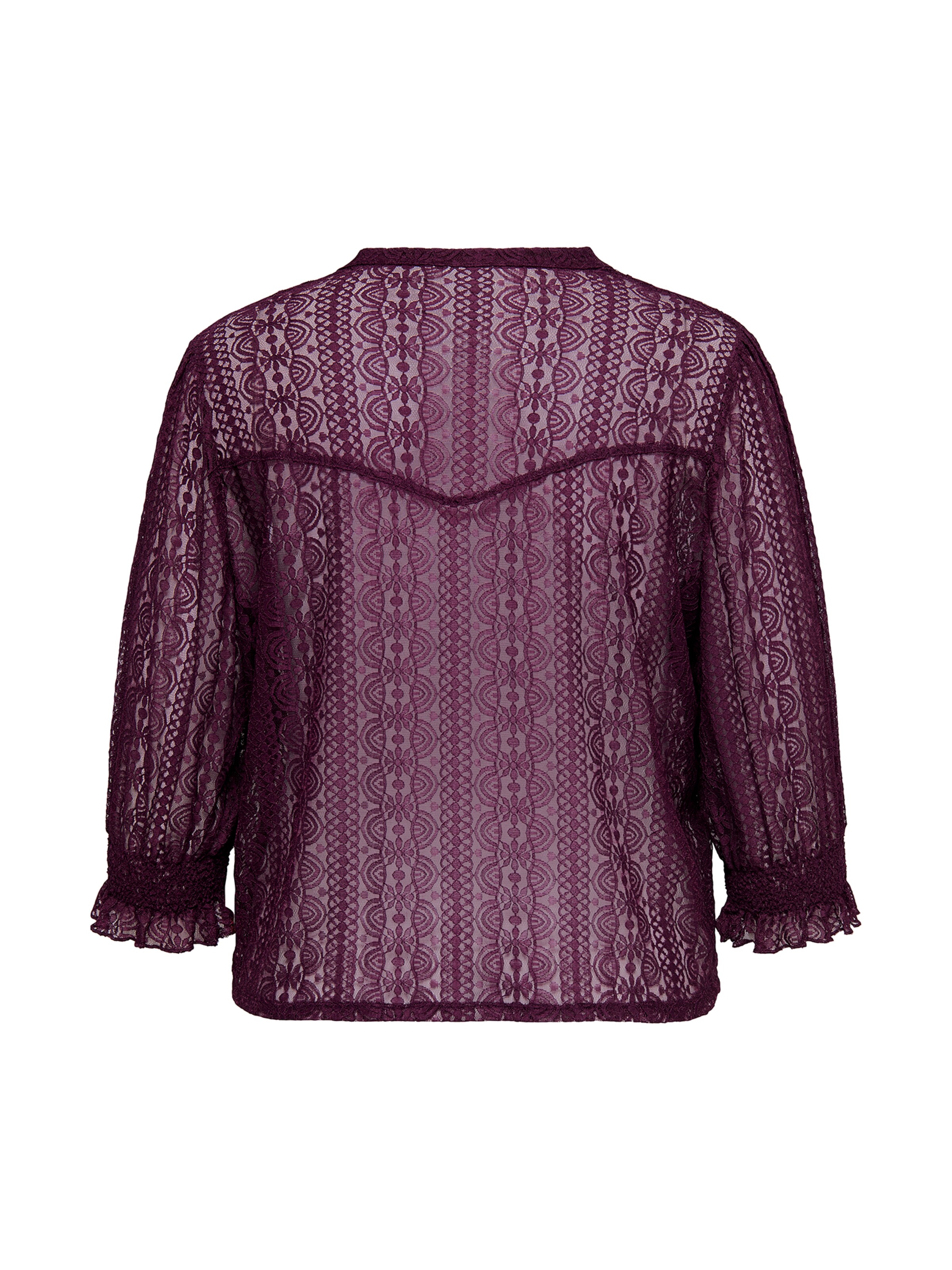 ONLY Carmakoma Bluza 'CARRISMA JOKI' | vijolična barva