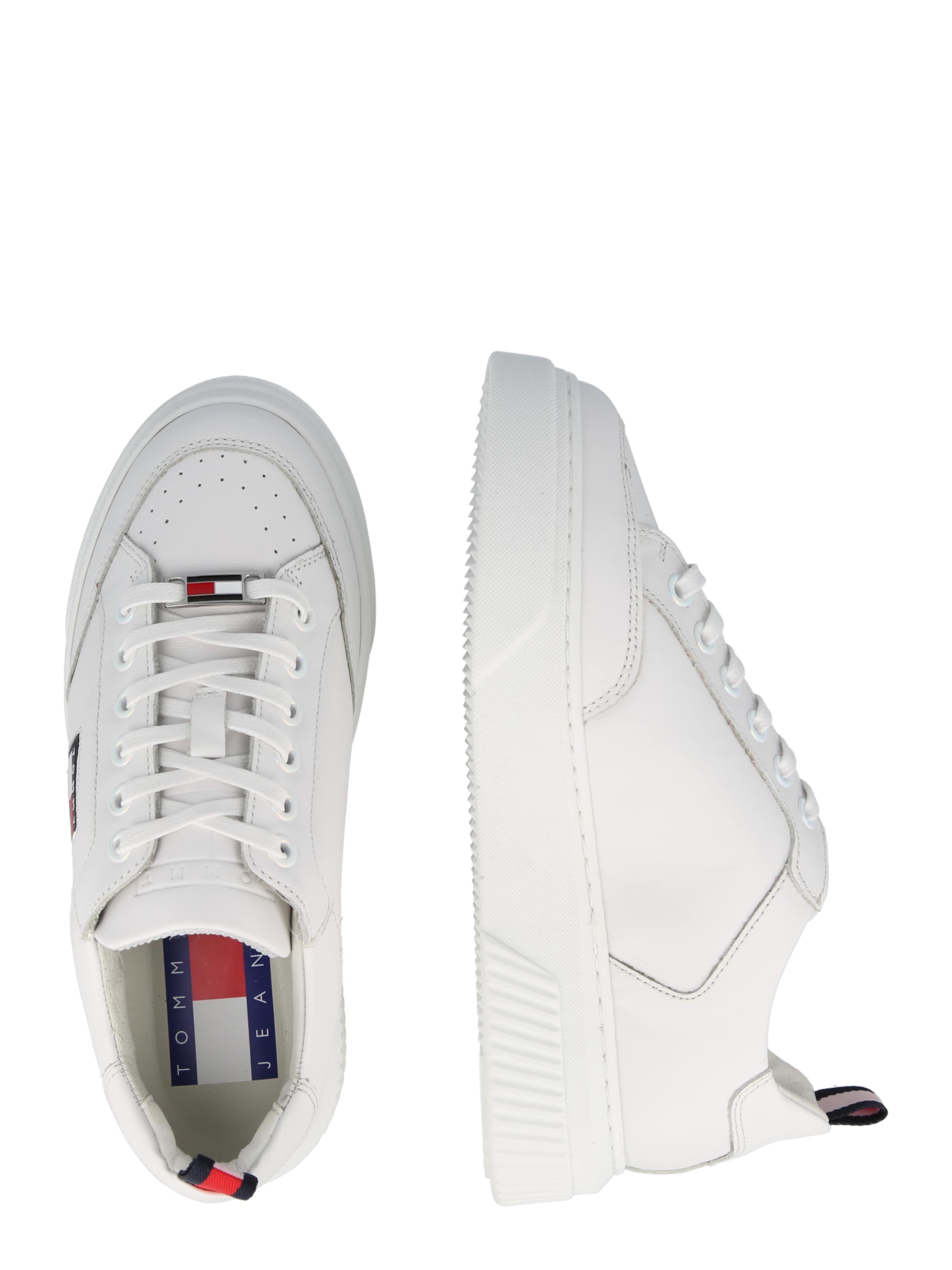 balta Tommy Jeans Sportbačiai be auliuko 'Elevated Flatform'