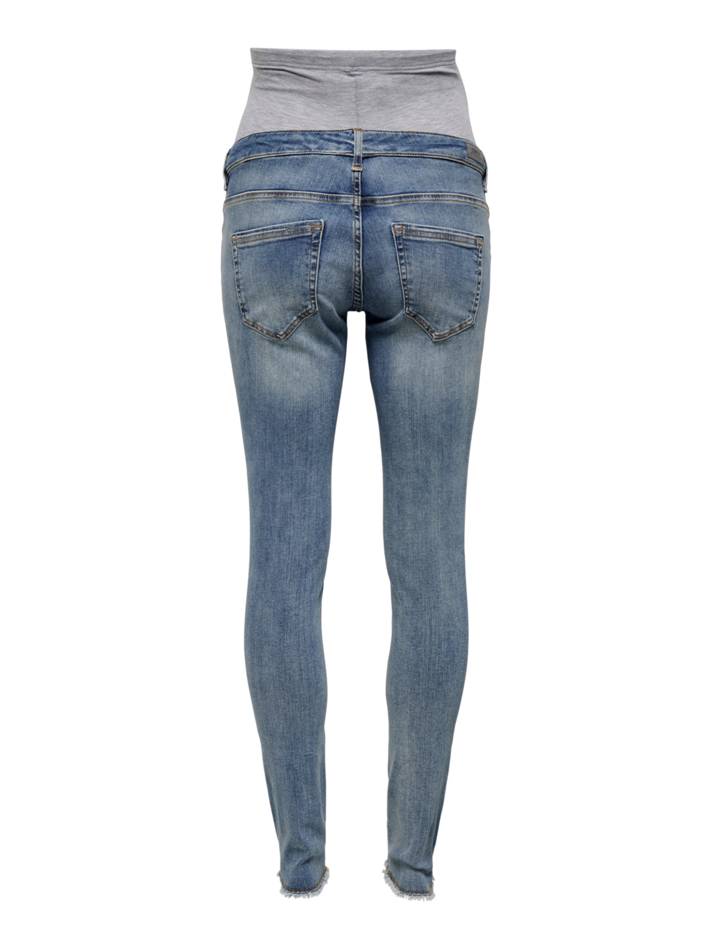 Only Maternity Skinny Kavbojke 'Olmblush' | modra barva