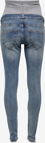 Only Maternity Skinny Jeans 'Blush' in Blauw