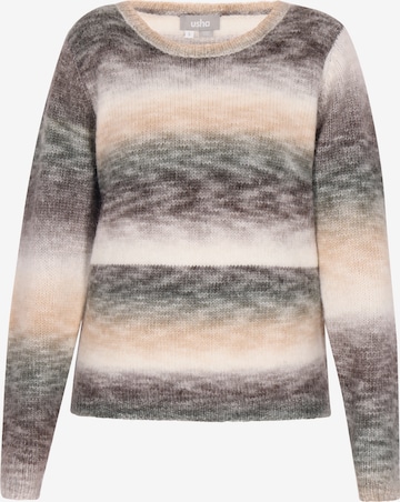 Usha Свитер в Серый: спереди