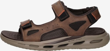 SKECHERS Sandal 'Orvan SD - Gamble' in Brown: front