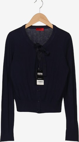 HUGO Strickjacke XS in Blau: Vorderseite