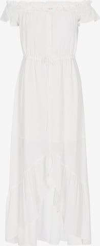 Robe IZIA en blanc : devant