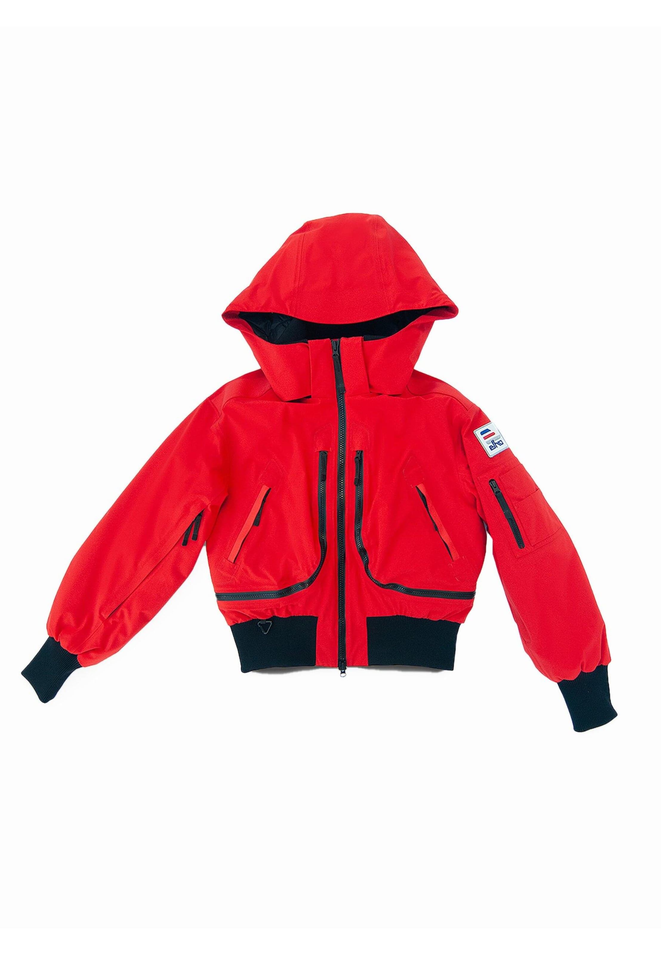 elho NOVA 3L PADDED PERFORMANCE BOMBER JACKET ' ' in Rot: Vorderseite