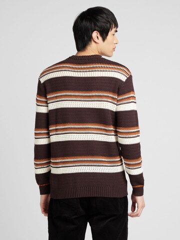 KnowledgeCotton Apparel Pullover in Braun