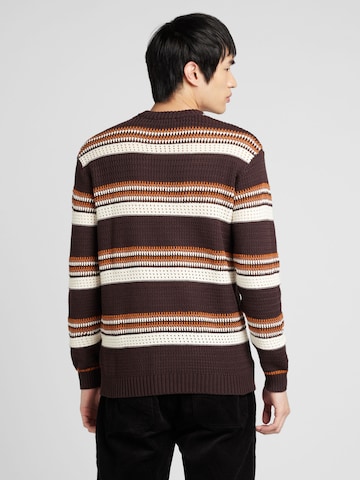 KnowledgeCotton Apparel Sweater in Brown