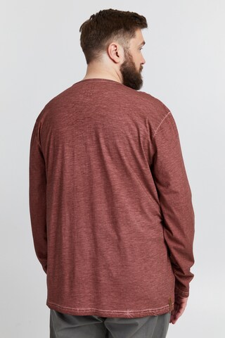 !Solid Langarmshirt 'Timur' in Rot