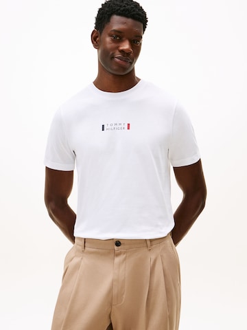 TOMMY HILFIGER Tričko 'BRAND LOVE' - Biela: predná strana