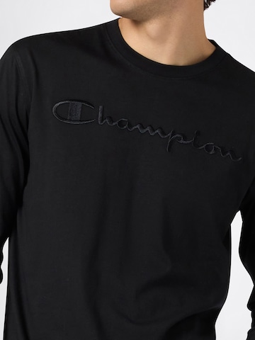 melns Champion Authentic Athletic Apparel T-Krekls