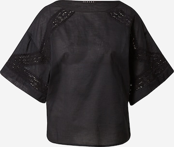 Sisley Blouse in Zwart: voorkant