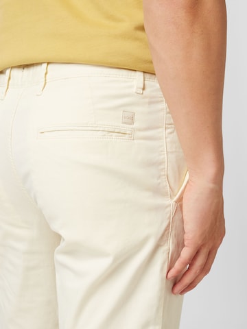 BOSS Normální Chino kalhoty – béžová