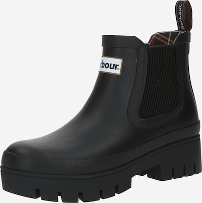 Barbour Gumene čizme 'Halton' veličine 36 u crna / bijela, Pregled proizvoda