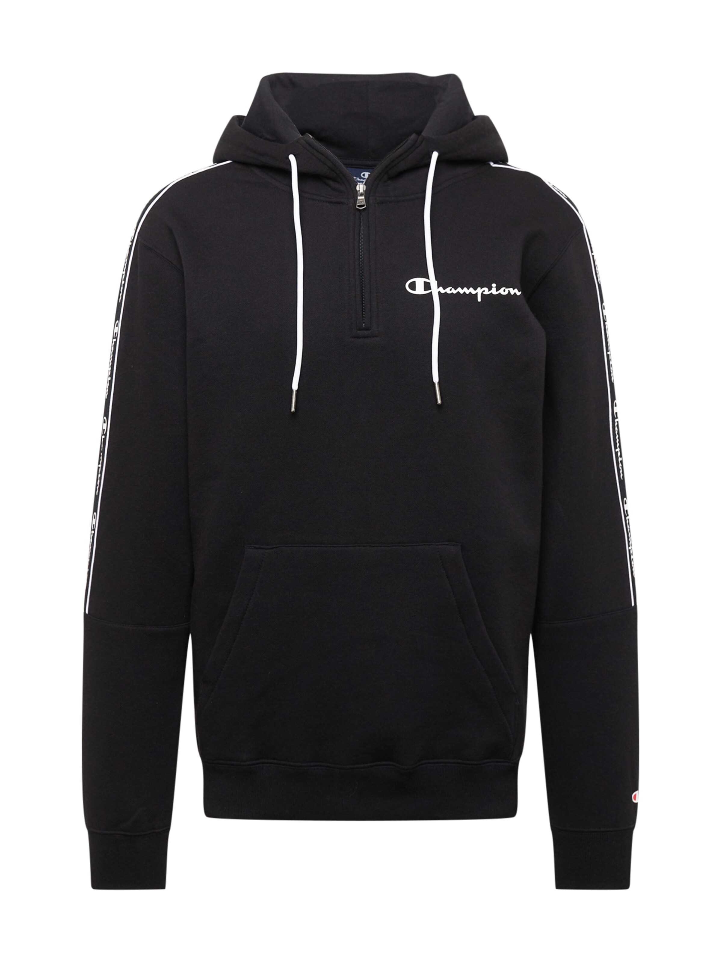 Champion Authentic Athletic Apparel Sweatshirt in Schwarz: Vorderseite
