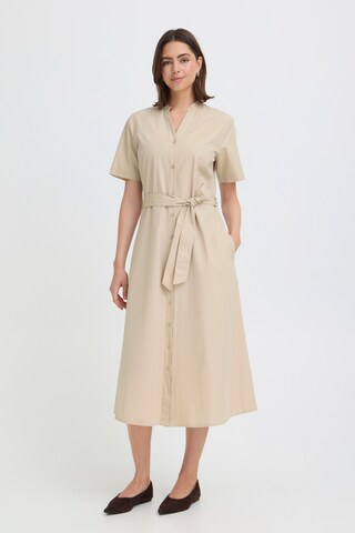 Fransa Kjole 'FANTY' i beige