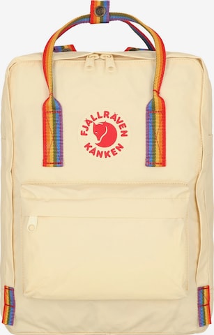 Fjällräven Backpack 'Kanken Rainbow' in Beige: front