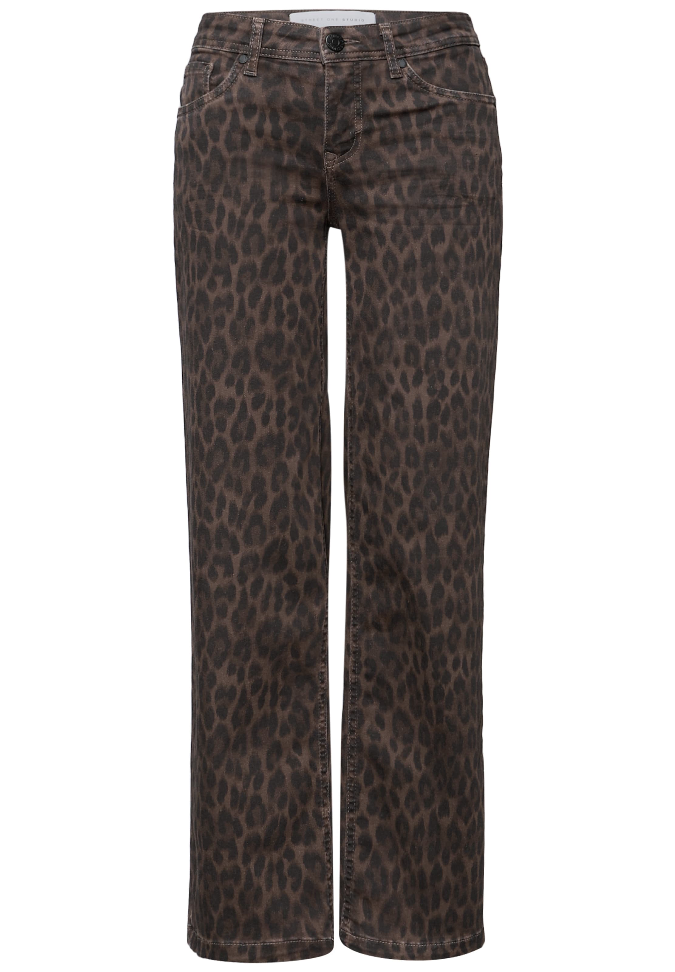 Street One Studio Loose fit Jeans in Brown: front