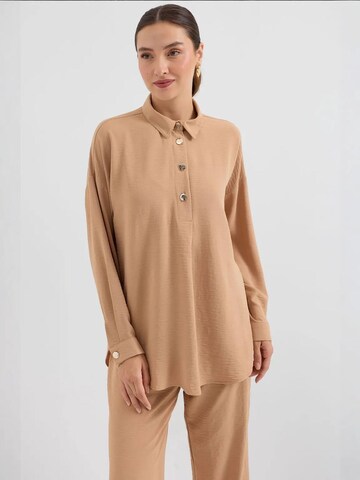 Bigdart - Calças de fato em castanho