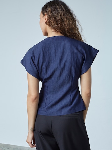 SISTERS POINT Blouse 'GEVELA' in Blue