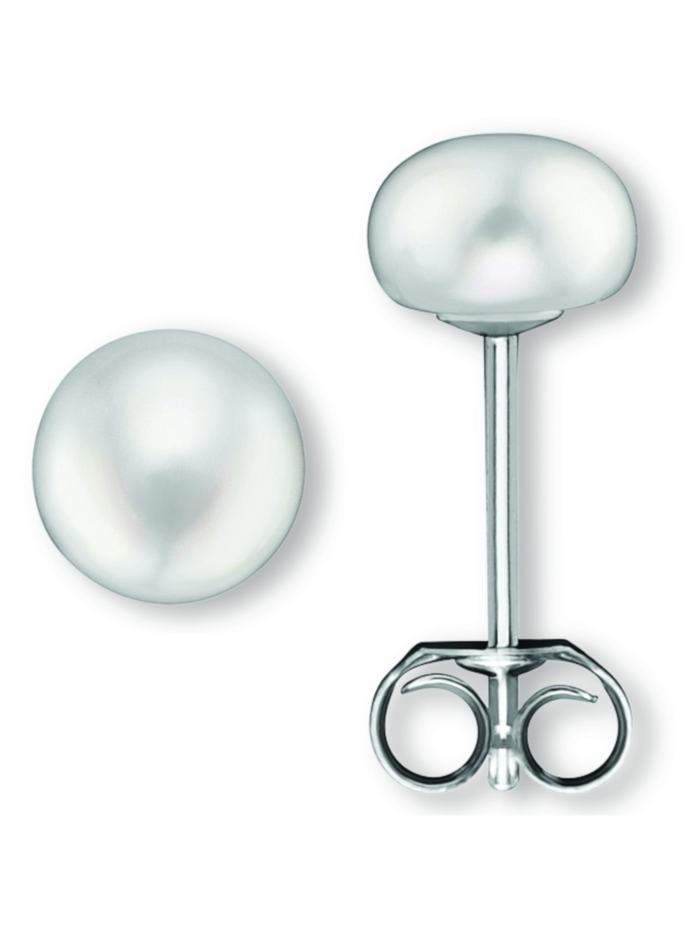 ONE ELEMENT Ohrringe in Silber: Vorderseite