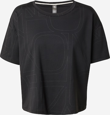 ONLY PLAY Λειτουργικό μπλουζάκι 'CALZ' σε μαύρο: μπροστά