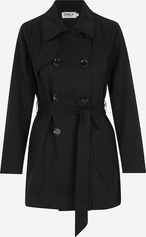 Palton de primăvară-toamnă 'ONLVALERIE' de la Only Petite pe negru: față