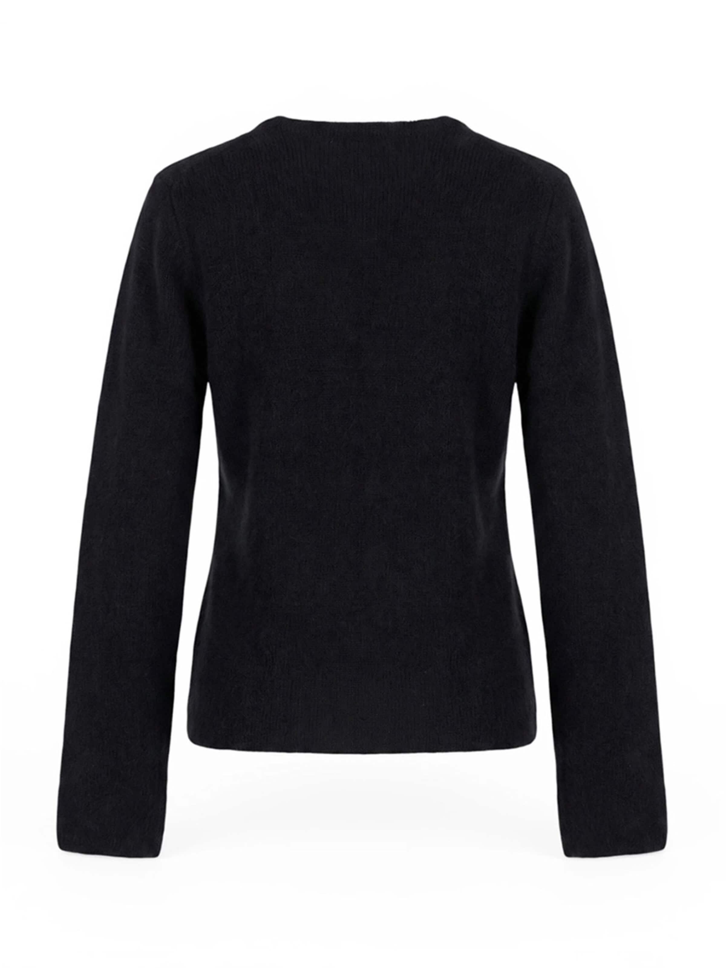 Cardigan 'Letizia' Anse Victorin en noir