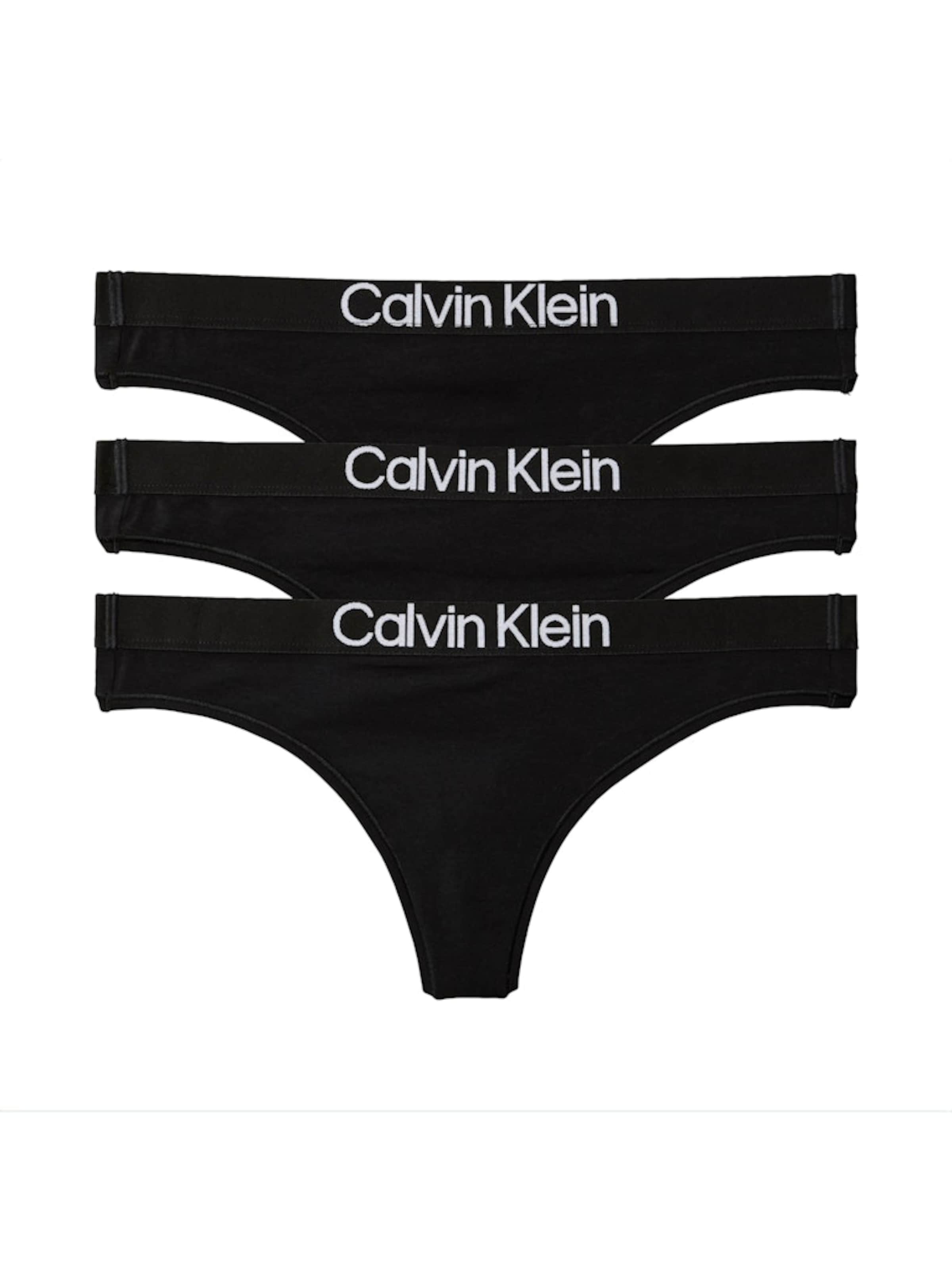String di Calvin Klein Underwear in nero: frontale