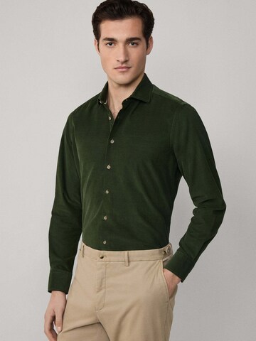 Coupe slim Chemise Hackett London en vert
