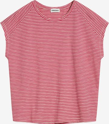ARMEDANGELS T-Shirt ONELIAA LOVELY STRIPES in Pink: Vorderseite