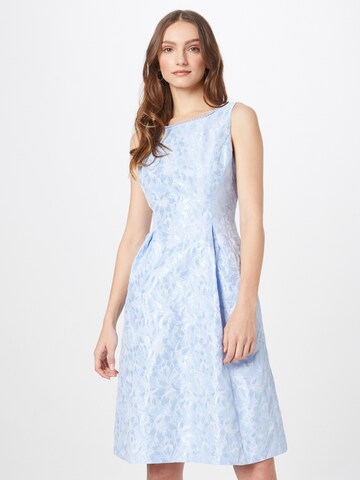 Robe Adrianna Papell en bleu : devant