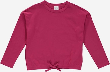 T-Shirt Fred's World by GREEN COTTON en violet : devant