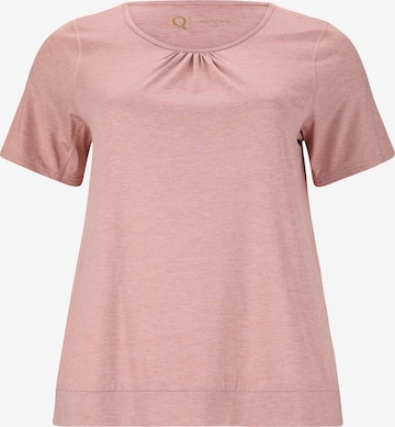 Q by Endurance Functioneel shirt 'BREE MELANGE' in Roze: voorkant