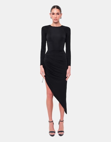 OW Collection Cocktailjurk 'DELILAH' in Zwart