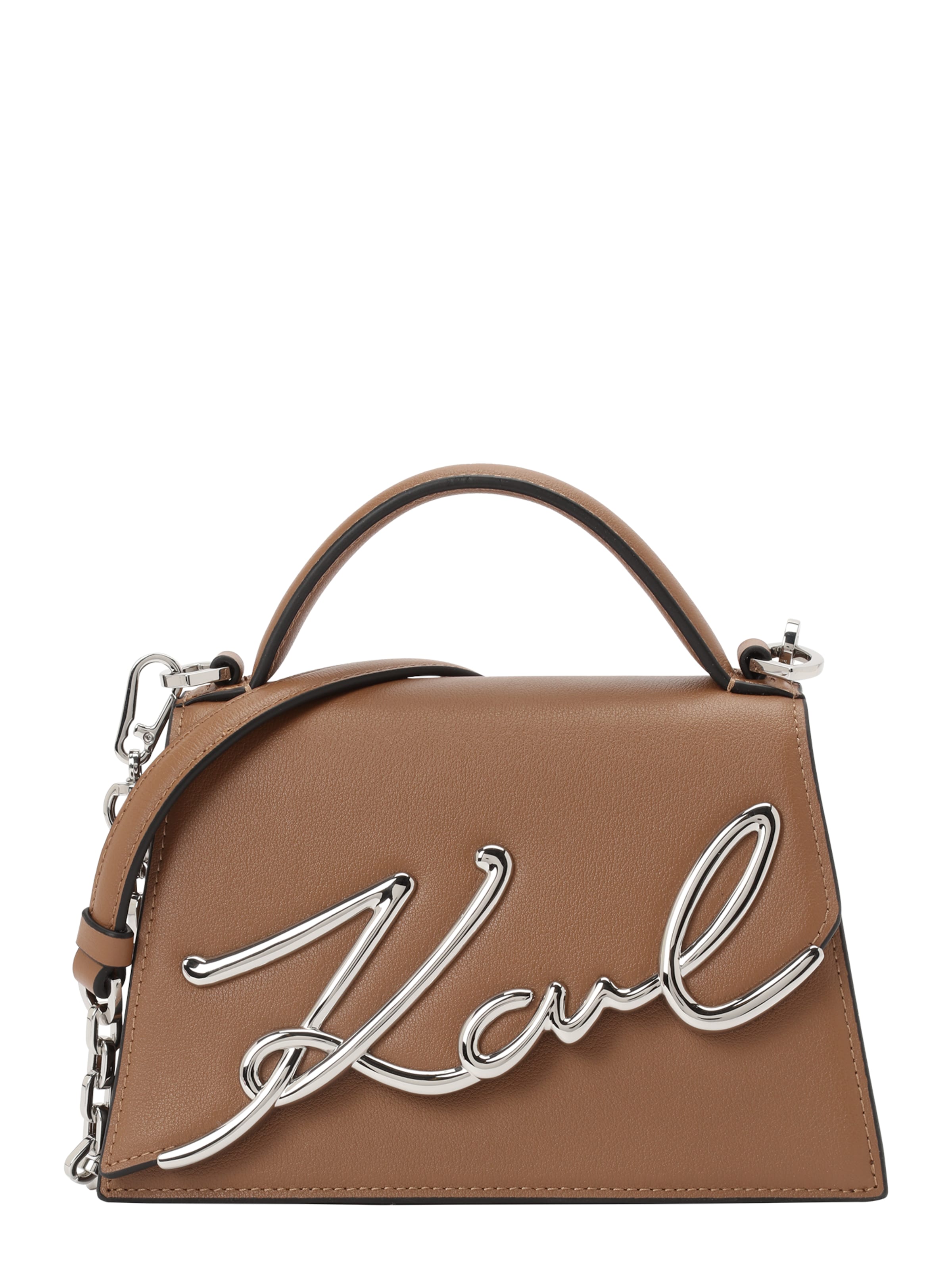 Karl Lagerfeld Сумки 'Signature 2.0' в Коричневый: спереди